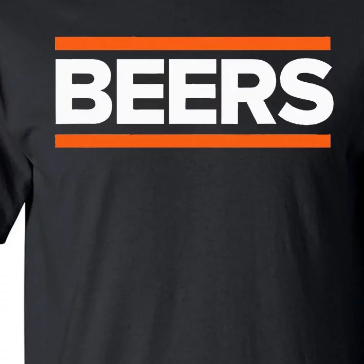 Beers Funny Party Beer Day Drinking Blue & Orange Tall T-Shirt