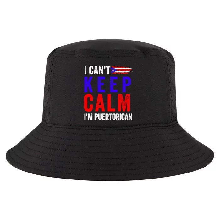 Boricua Flag PR Pride Puerto Rican Bandera Puertorriquena Cool Comfort Performance Bucket Hat