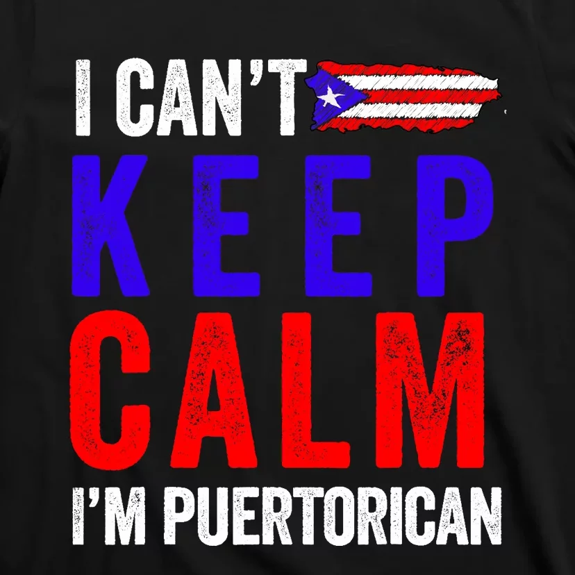 Boricua Flag PR Pride Puerto Rican Bandera Puertorriquena T-Shirt