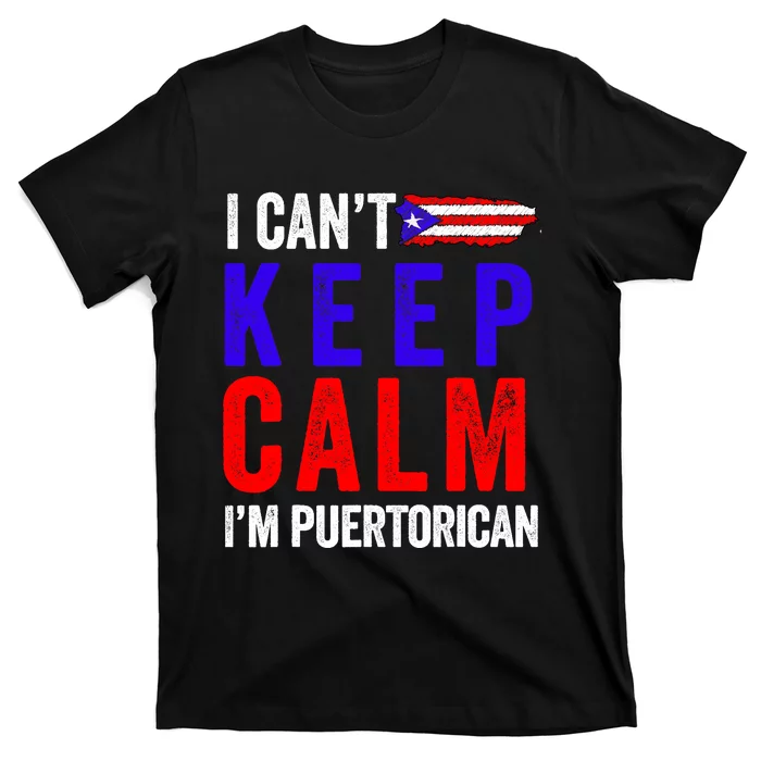 Boricua Flag PR Pride Puerto Rican Bandera Puertorriquena T-Shirt