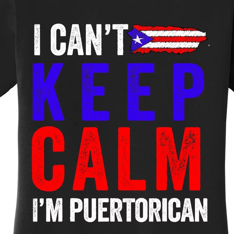 Boricua Flag PR Pride Puerto Rican Bandera Puertorriquena Women's T-Shirt