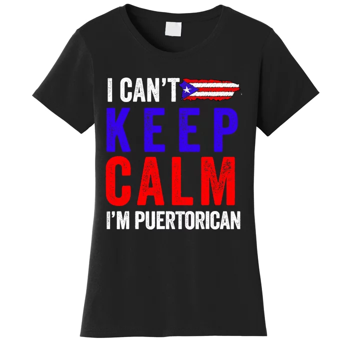 Boricua Flag PR Pride Puerto Rican Bandera Puertorriquena Women's T-Shirt