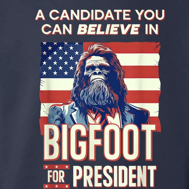 Bigfoot For President Believe Vote Elect Sasquatch Candidate Toddler Hoodie