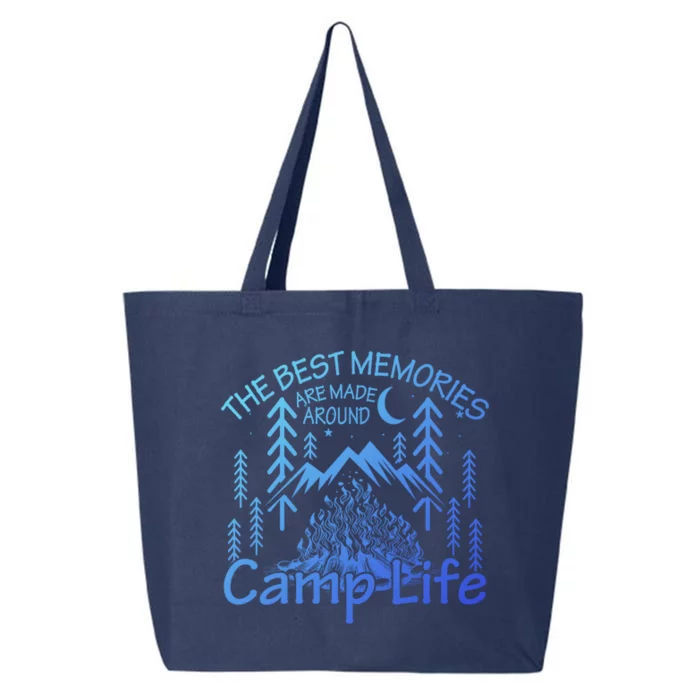 Bonfires Fire Pit Camping Best Memories Made Around Campfire Funny Gift 25L Jumbo Tote