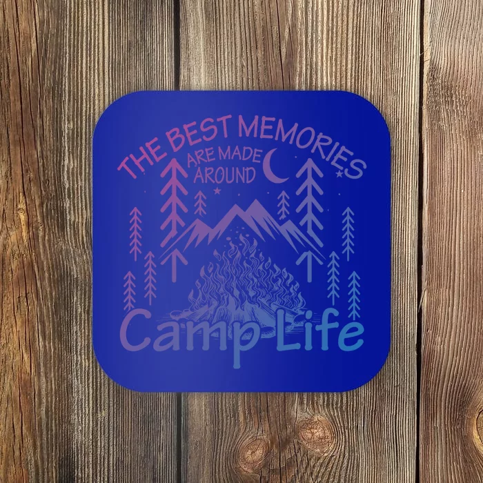 Bonfires Fire Pit Camping Best Memories Made Around Campfire Funny Gift Coaster