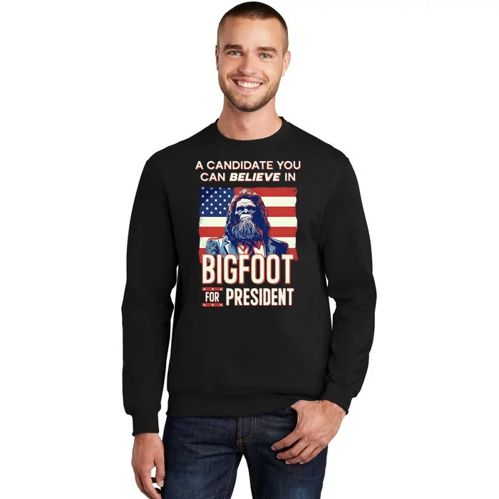 Bigfoot For President Election Vote Sasquatch USA Sweatshirt