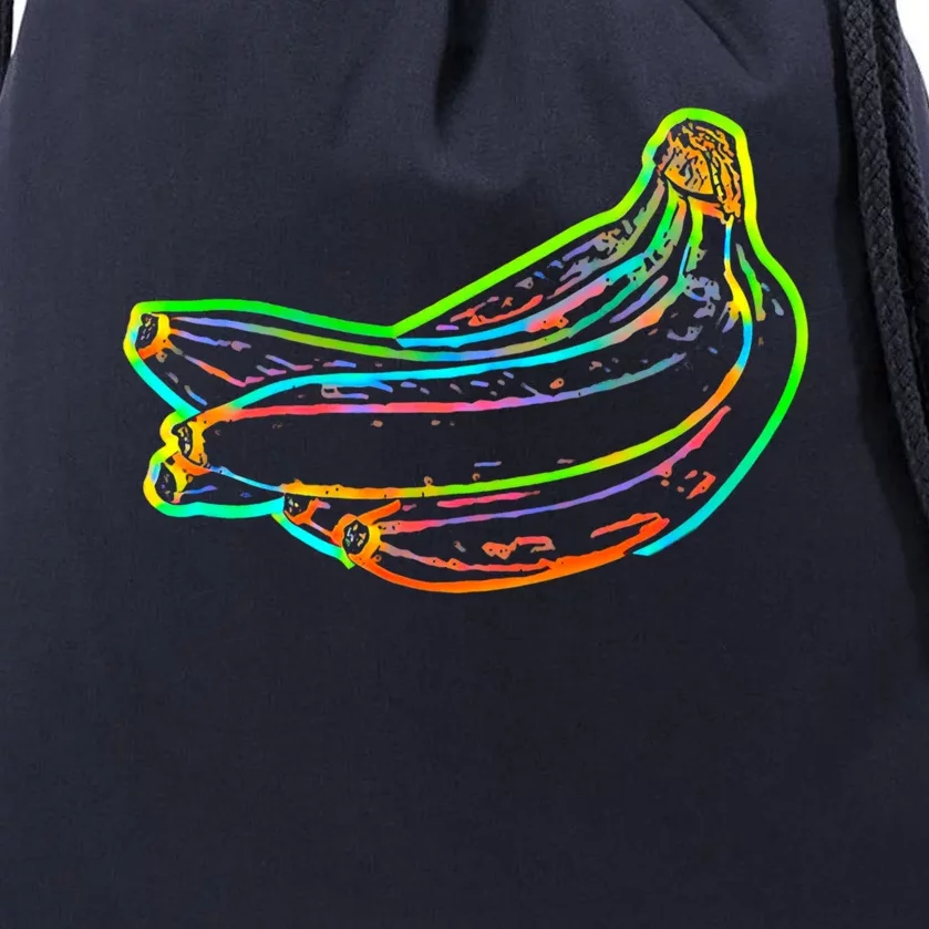 Banana Fruit Pop Art Gift Drawstring Bag