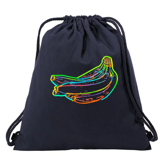 Banana Fruit Pop Art Gift Drawstring Bag