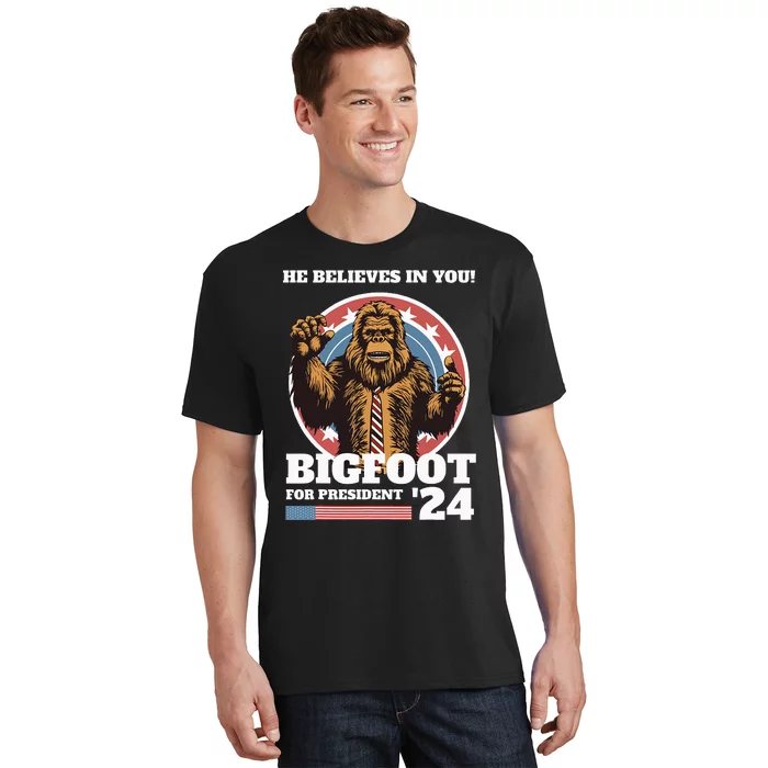 Bigfoot For President 2024 T-Shirt