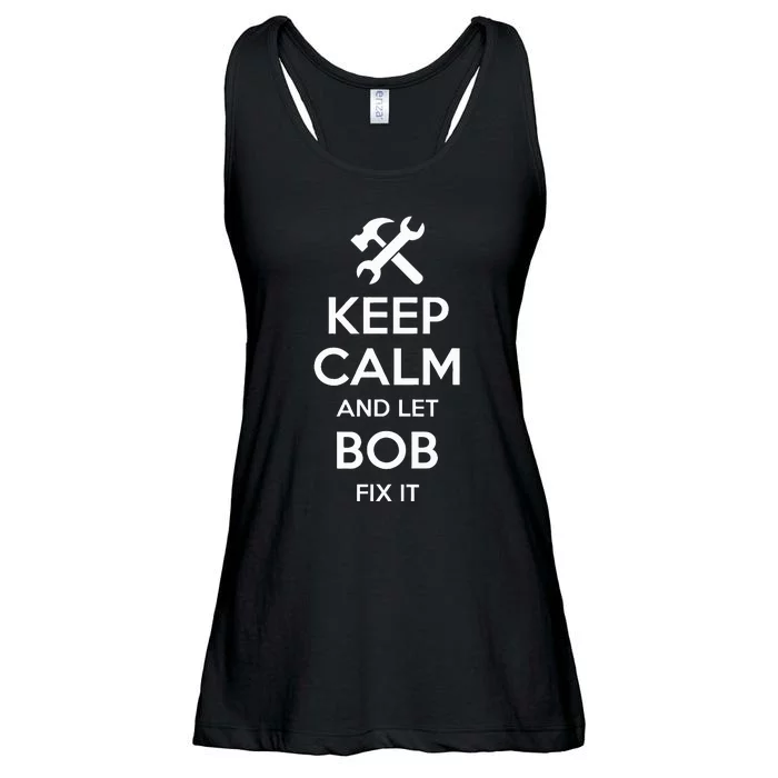 Bob Fix Quote Funny Birthday Personalized Name Gift Idea Ladies Essential Flowy Tank