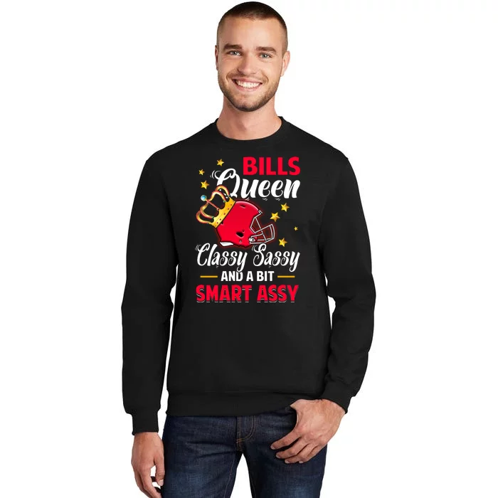 Buffalo Football Queen Classy Sassy And A Bit Smart Assy Sweatshirt