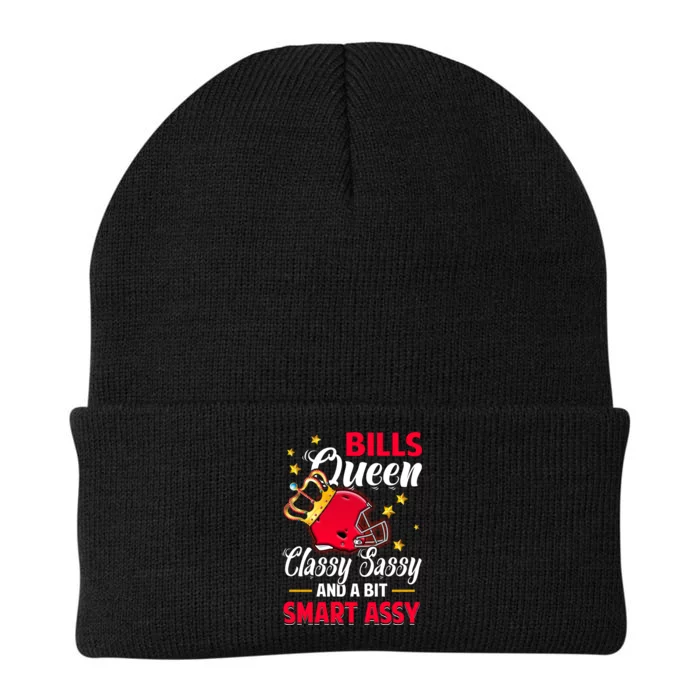 Buffalo Football Queen Classy Sassy And A Bit Smart Assy Knit Cap Winter Beanie