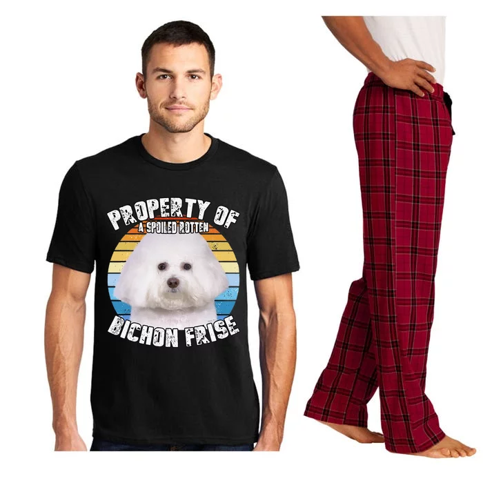 Bichon Frise Retro Property Of Cute Dog Pajama Set