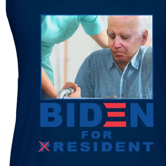 Biden For Resident Funny Biden Nursing Gift Ladies Essential Flowy Tank