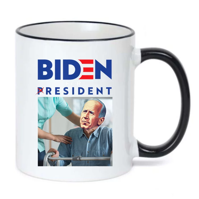 Biden For Resident Biden Nursing Home Anti Joe Biden Trump Black Color Changing Mug