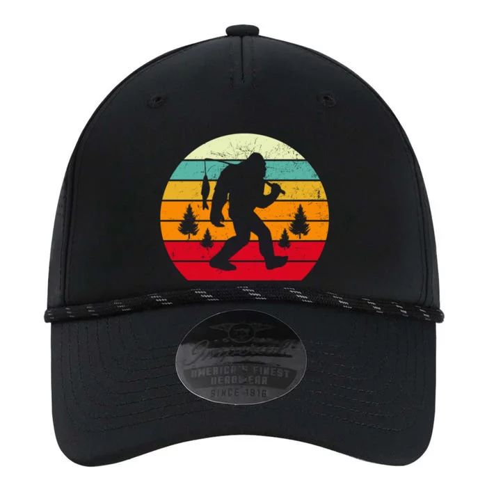 Bigfoot Fishing Retro Sunset Performance The Dyno Cap