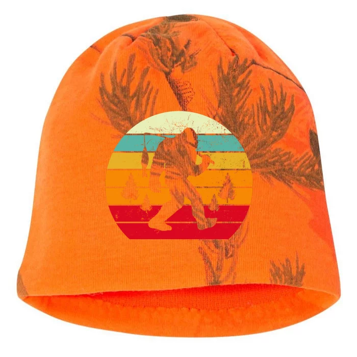 Bigfoot Fishing Retro Sunset Kati - Camo Knit Beanie