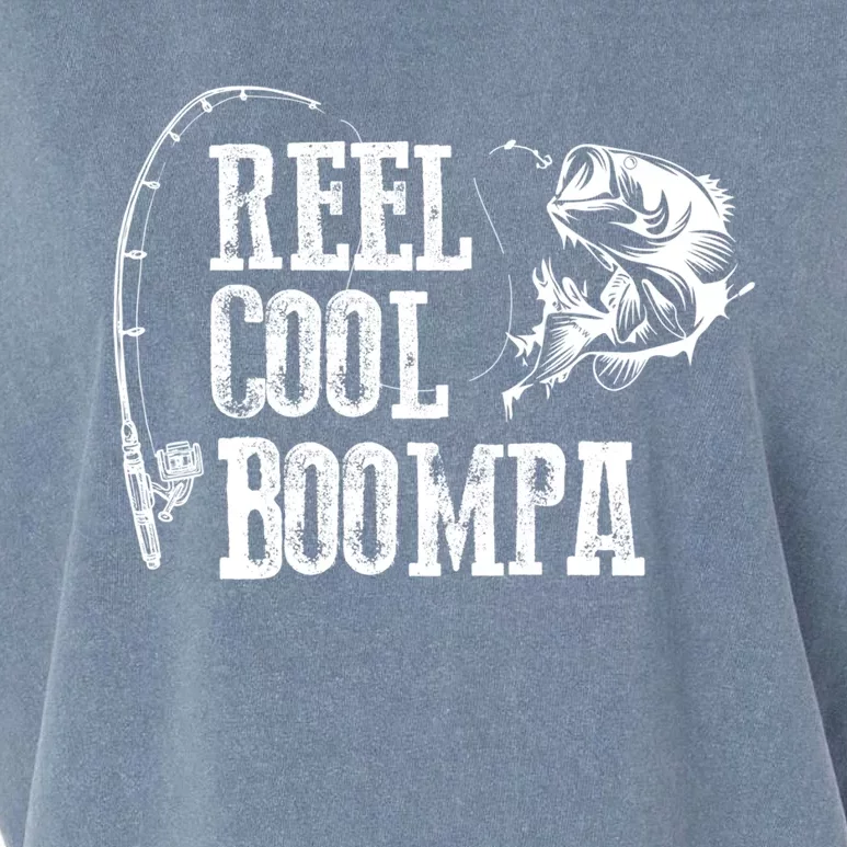 Boompa Fishing: Reel Cool Boompa Funny Gift Cool Gift Garment-Dyed Women's Muscle Tee