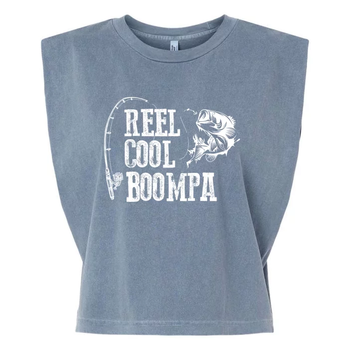 Boompa Fishing: Reel Cool Boompa Funny Gift Cool Gift Garment-Dyed Women's Muscle Tee