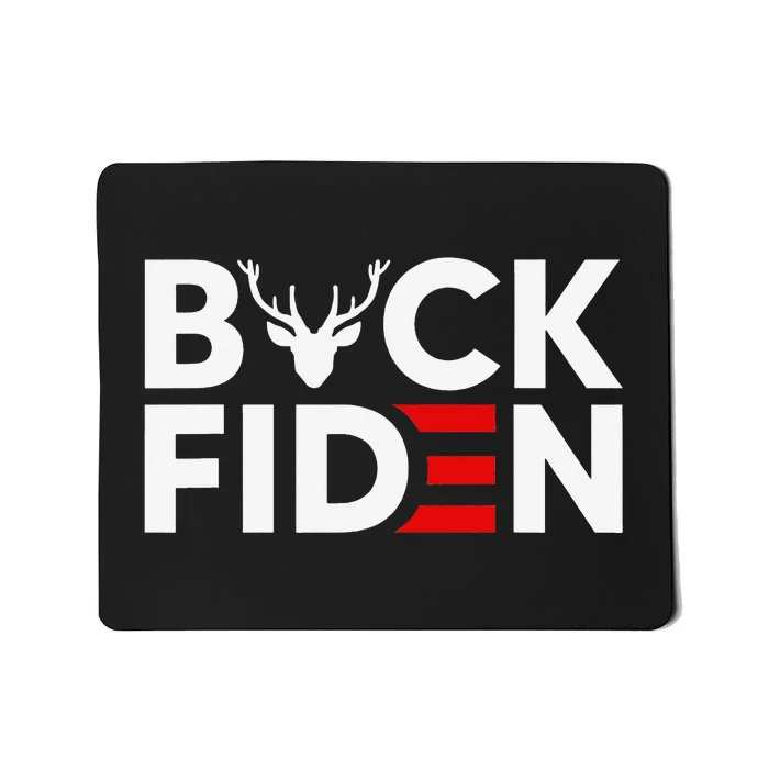 Buck Fiden Retro American Flag Buck Fiden And His Mandates Mousepad