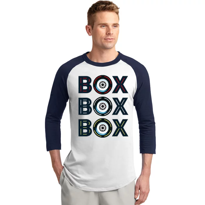 Box F1 Radio Call Box Radio Call To Pit Stop Baseball Sleeve Shirt