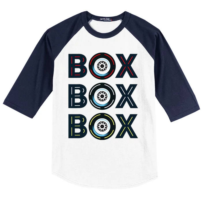 Box F1 Radio Call Box Radio Call To Pit Stop Baseball Sleeve Shirt