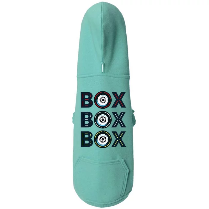 Box F1 Radio Call Box Radio Call To Pit Stop Doggie 3-End Fleece Hoodie