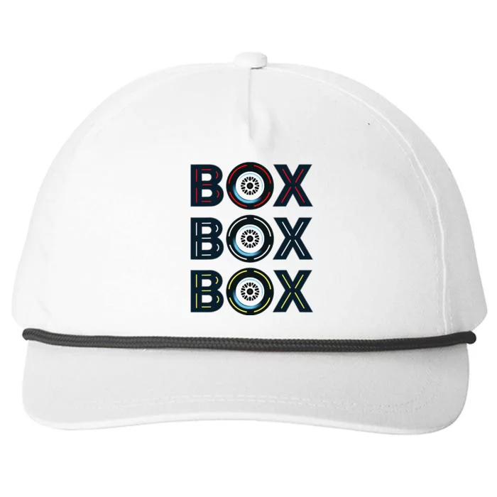 Box F1 Radio Call Box Radio Call To Pit Stop Snapback Five-Panel Rope Hat