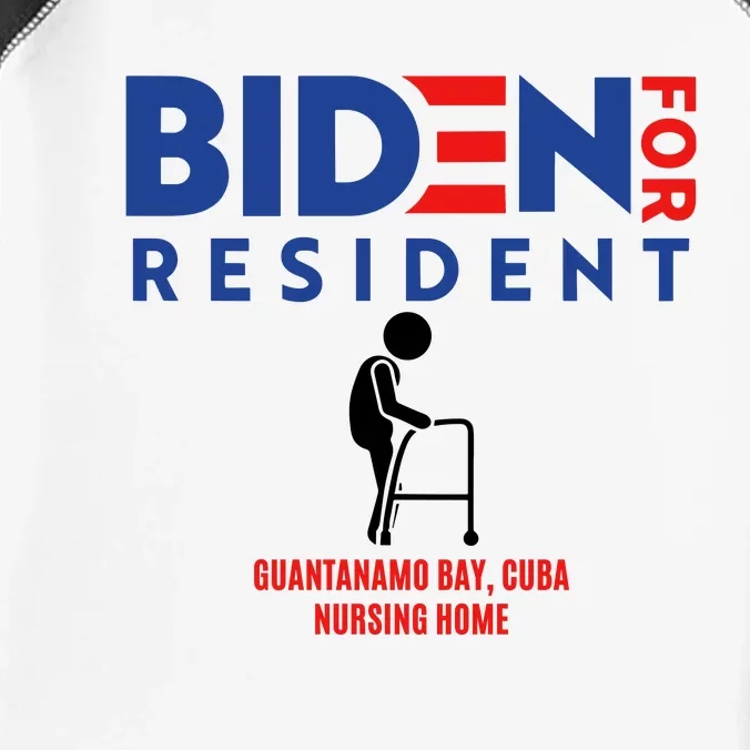 Biden For Resident At Guantanamo Bay Cuba Nursing Home Infant Baby Jersey Bodysuit