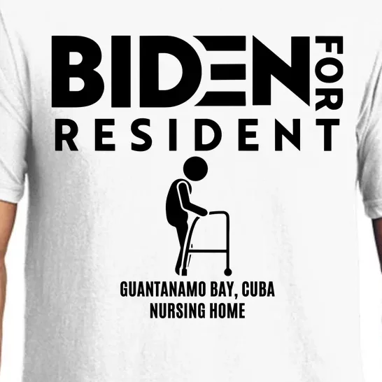 Biden For Resident At Guantanamo Bay Cuba Nursing Home Pajama Set