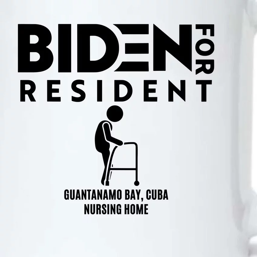 Biden For Resident At Guantanamo Bay Cuba Nursing Home Black Color Changing Mug