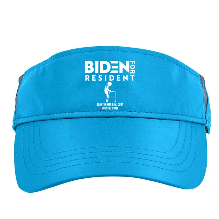 Biden For Resident At Guantanamo Bay Cuba Nursing Home Adult Drive Performance Visor