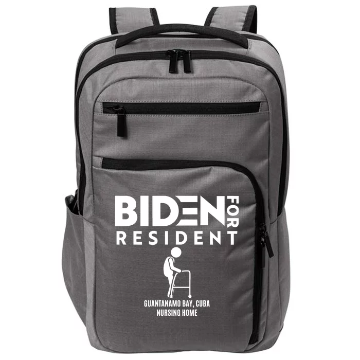 Biden For Resident At Guantanamo Bay Cuba Nursing Home Impact Tech Backpack