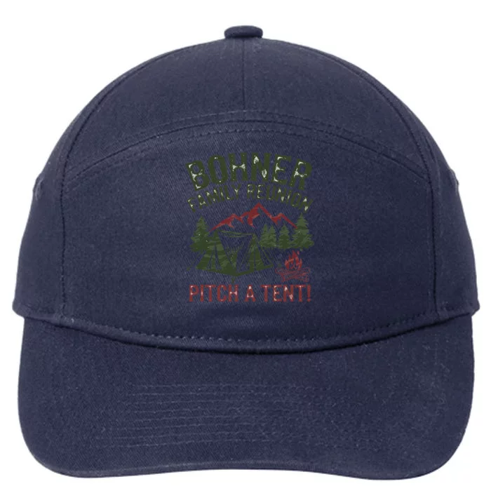 Bohner Family Reunion Pitch A Tent 7-Panel Snapback Hat