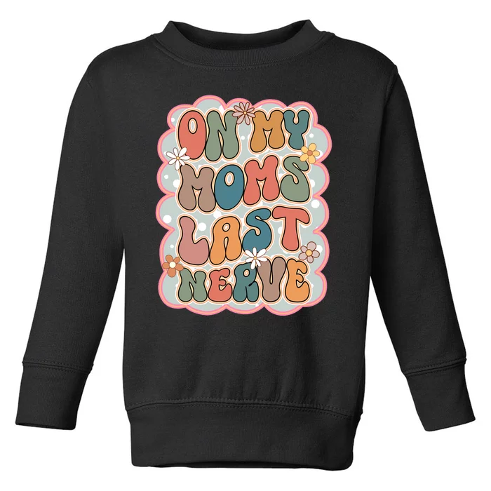 Baby Funny Retro Mom Toddler Sweatshirt