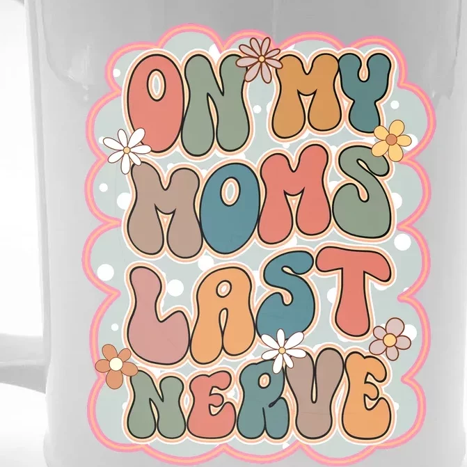 Baby Funny Retro Mom Front & Back Beer Stein