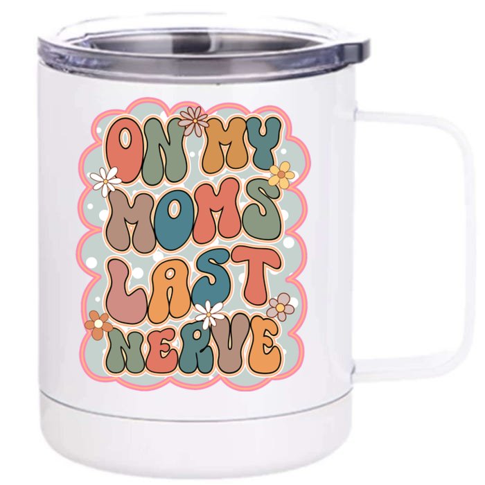 Baby Funny Retro Mom Front & Back 12oz Stainless Steel Tumbler Cup