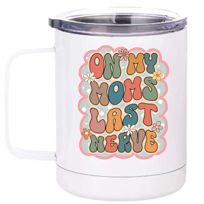 Baby Funny Retro Mom Front & Back 12oz Stainless Steel Tumbler Cup