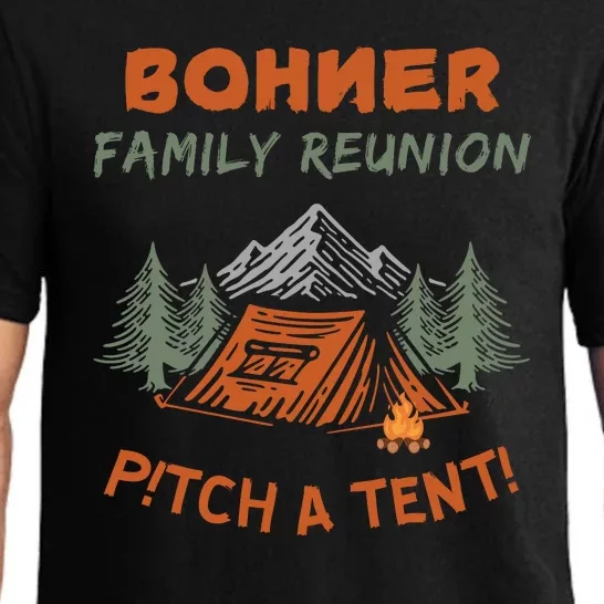 Bohner Family Reunion Pitch A Tent Pajama Set