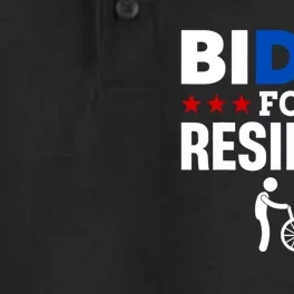 Biden For Resident Funny Anti Biden Dry Zone Grid Performance Polo