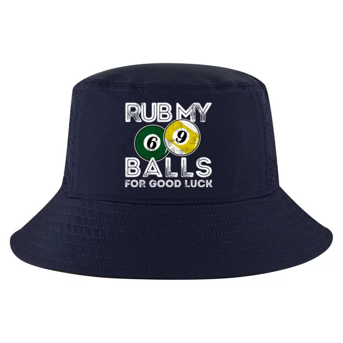 Billiards Funny Rub My Balls For Good Luck Gift Cool Comfort Performance Bucket Hat