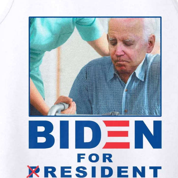 Biden For Resident Funny Biden Nursing Performance Tank