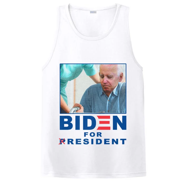 Biden For Resident Funny Biden Nursing Performance Tank