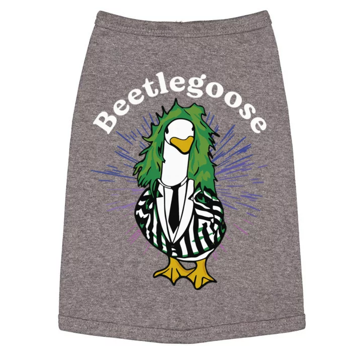 Beetlegoose Funny Silly Goose Spooky Design Funny Goose Costume Music Characters Doggie Tank