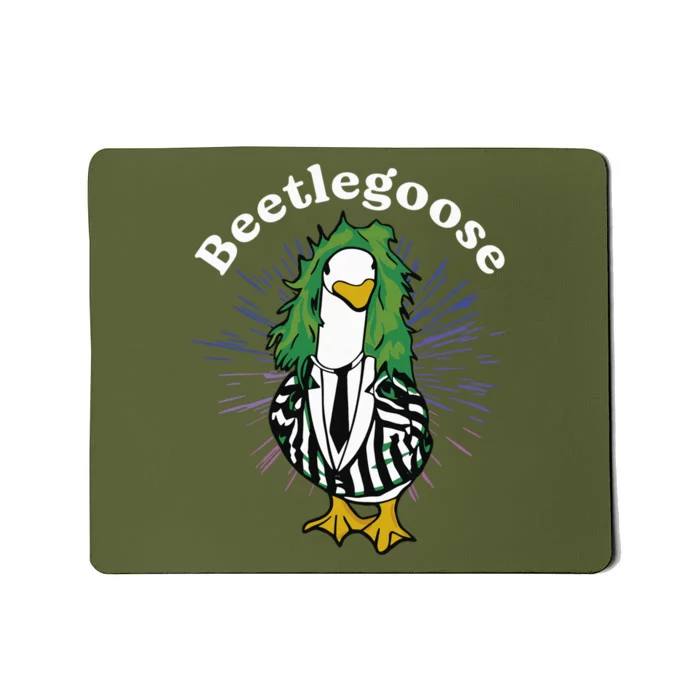 Beetlegoose Funny Silly Goose Spooky Design Funny Goose Costume Music Characters Mousepad