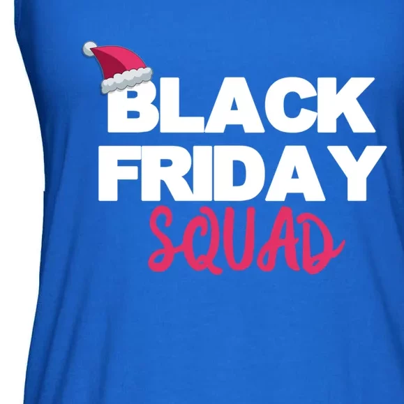 Black Friday Squad Funny Matching Shopping Team Christmas Cute Gift Ladies Essential Flowy Tank