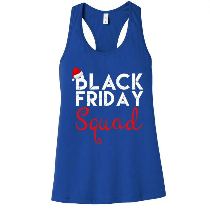 Black Friday Squad Shopping Team Family Funny Christmas Gift Women's Racerback Tank