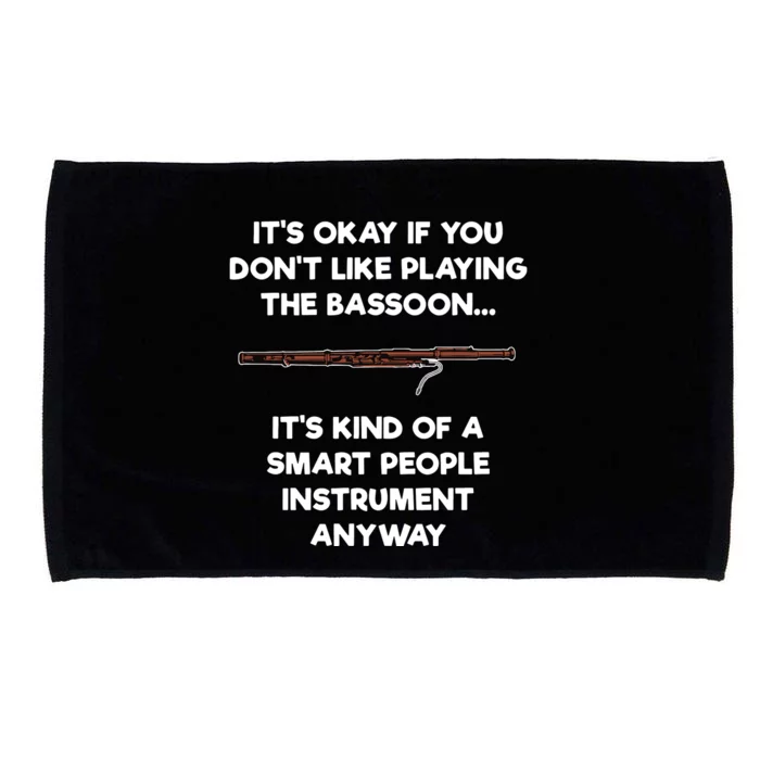 Bassoon Funny Smart People Bassoon Player Microfiber Hand Towel