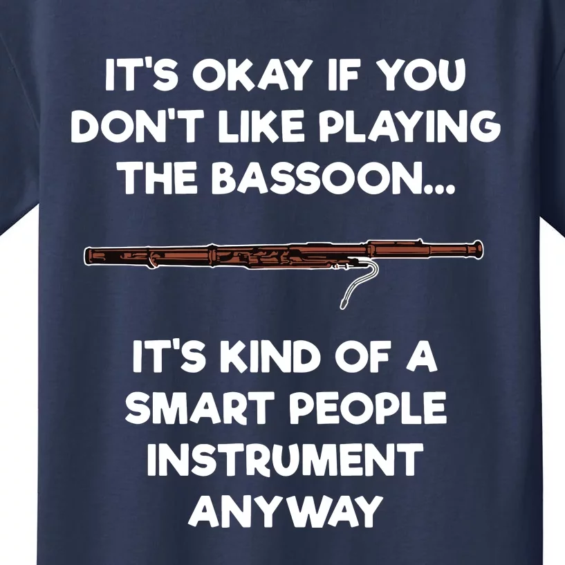 Bassoon Funny Smart People Bassoon Player Kids T-Shirt