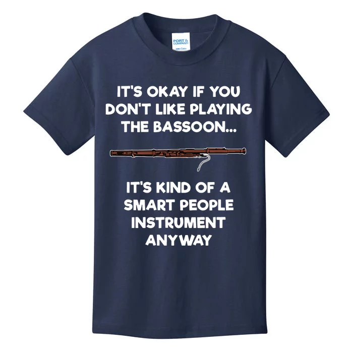 Bassoon Funny Smart People Bassoon Player Kids T-Shirt